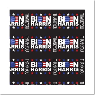 Biden Harris Thank You Posters and Art